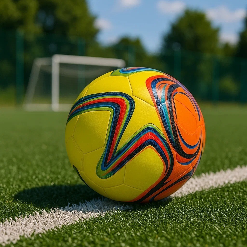 Bola Futebol Tamanho 5 Couro Sintético Treino Jogo Campo Quadra Costurada Esporte Resistente