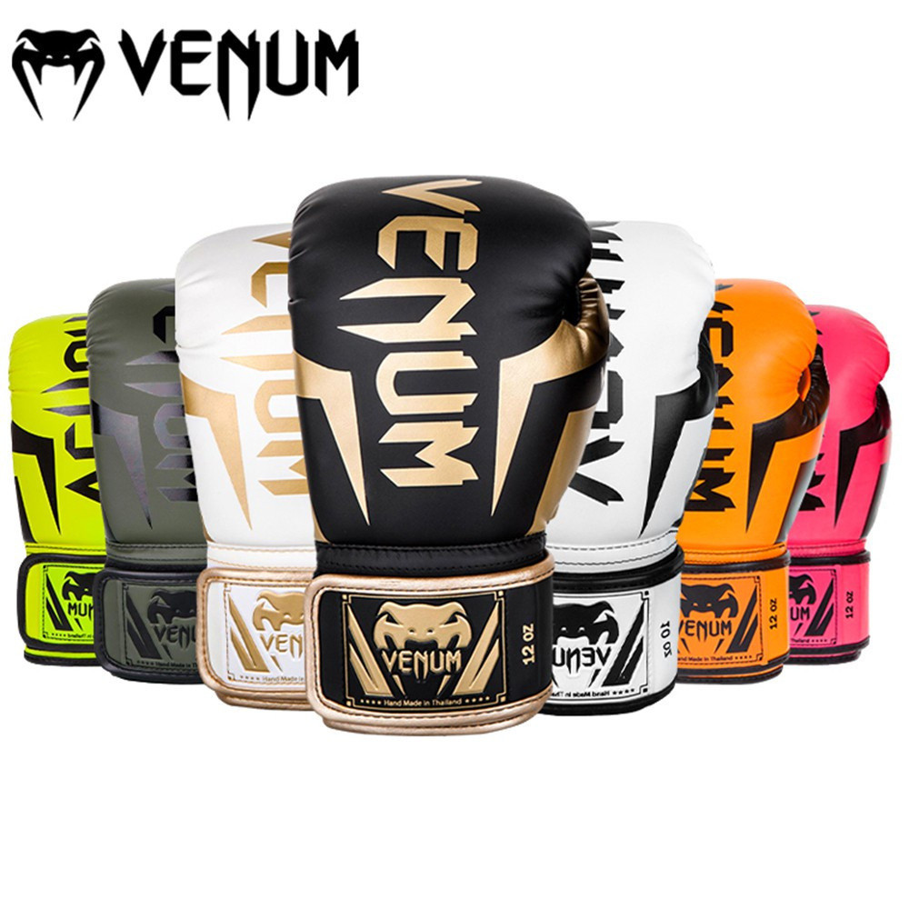 Luvas de Boxe Muay Thai Profissionais 8oz 10oz 12oz 14oz 16oz Venum Challenger 2.0 para Treinamento de Boxe e Chute EZ7N