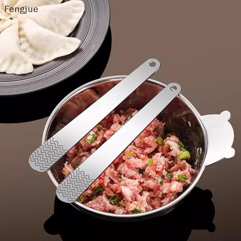 Fengjue 2 Pçs Colher De Bolinho 316 Aço Inoxidável Plana Recheio Pá Piing Espátula Sti Bolinhos Enchimento Utensílios Co