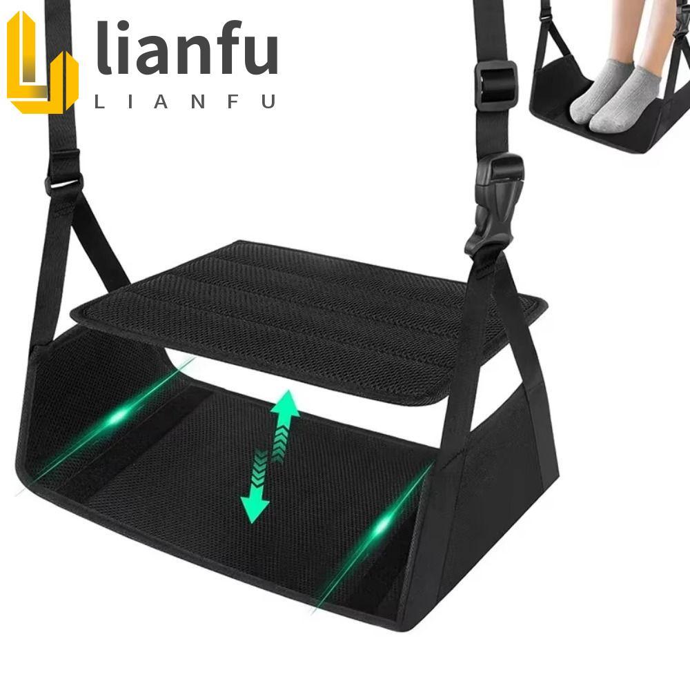 Rede Para Pés De Avião LIANFU , Placas De Suporte , Almofada Removível , Descanso Pernas , Apoio Os Mesa Portátil Respir