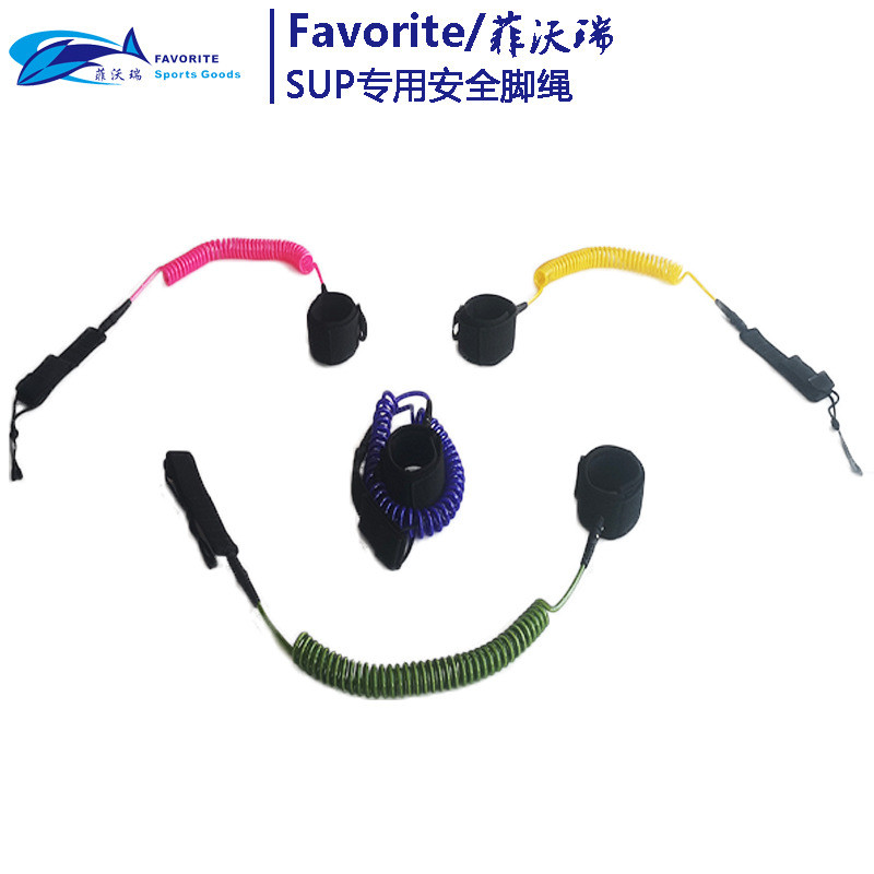 Corda retrátil para prancha de stand-up paddle, corda para prancha de surf, corda salva-vidas rotativa, disponível em vá