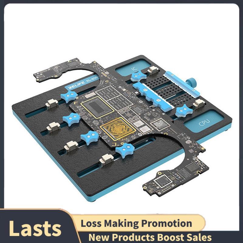 RL-605 Pro Universal Placa-Mãe Luminárias Portátil IC Chip CPU Reparação Gabarito Titular Ferramentas De Reparo Da
