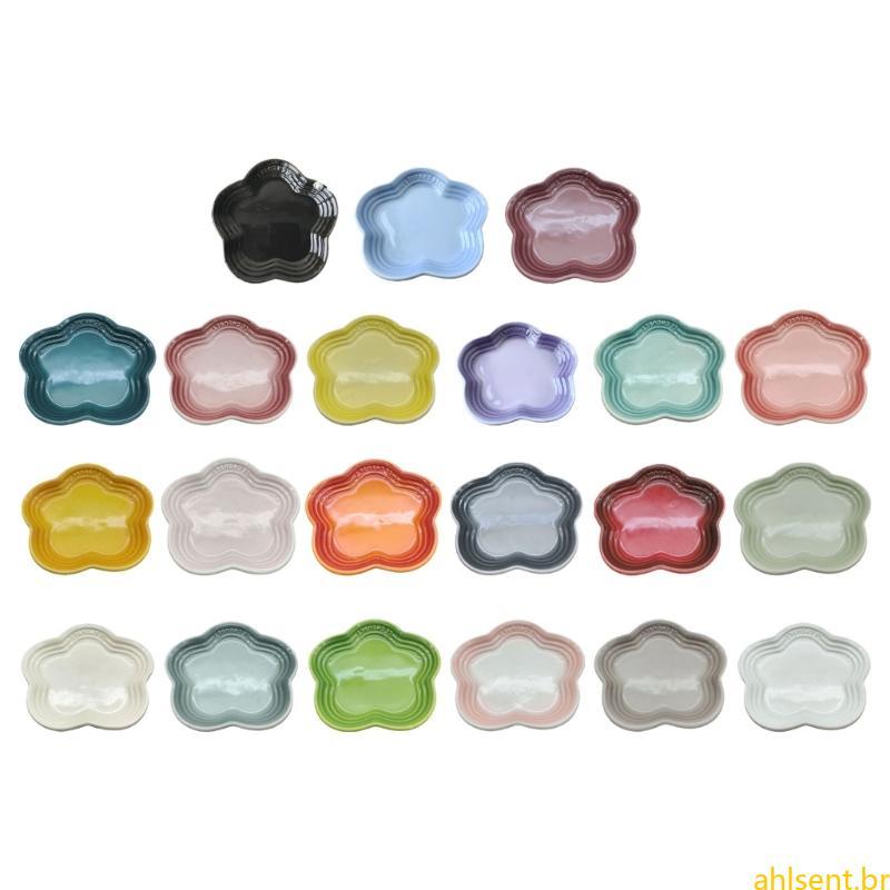 Todas As Mini Placa De Cerâmica Colorida Macaron Exclusiva Aumenta Decorações De Mesa Pratos De Aperitivo Para Qualquer