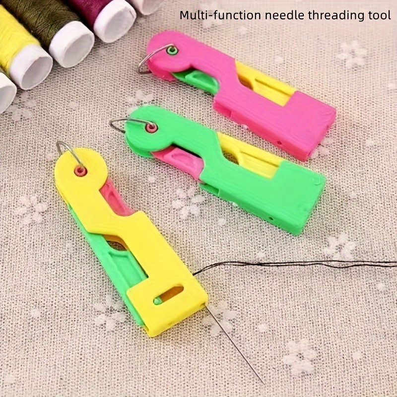 Passador de agulha automático para idosos mistério multifuncional plástico agulha threader máquina de costura agulha thr