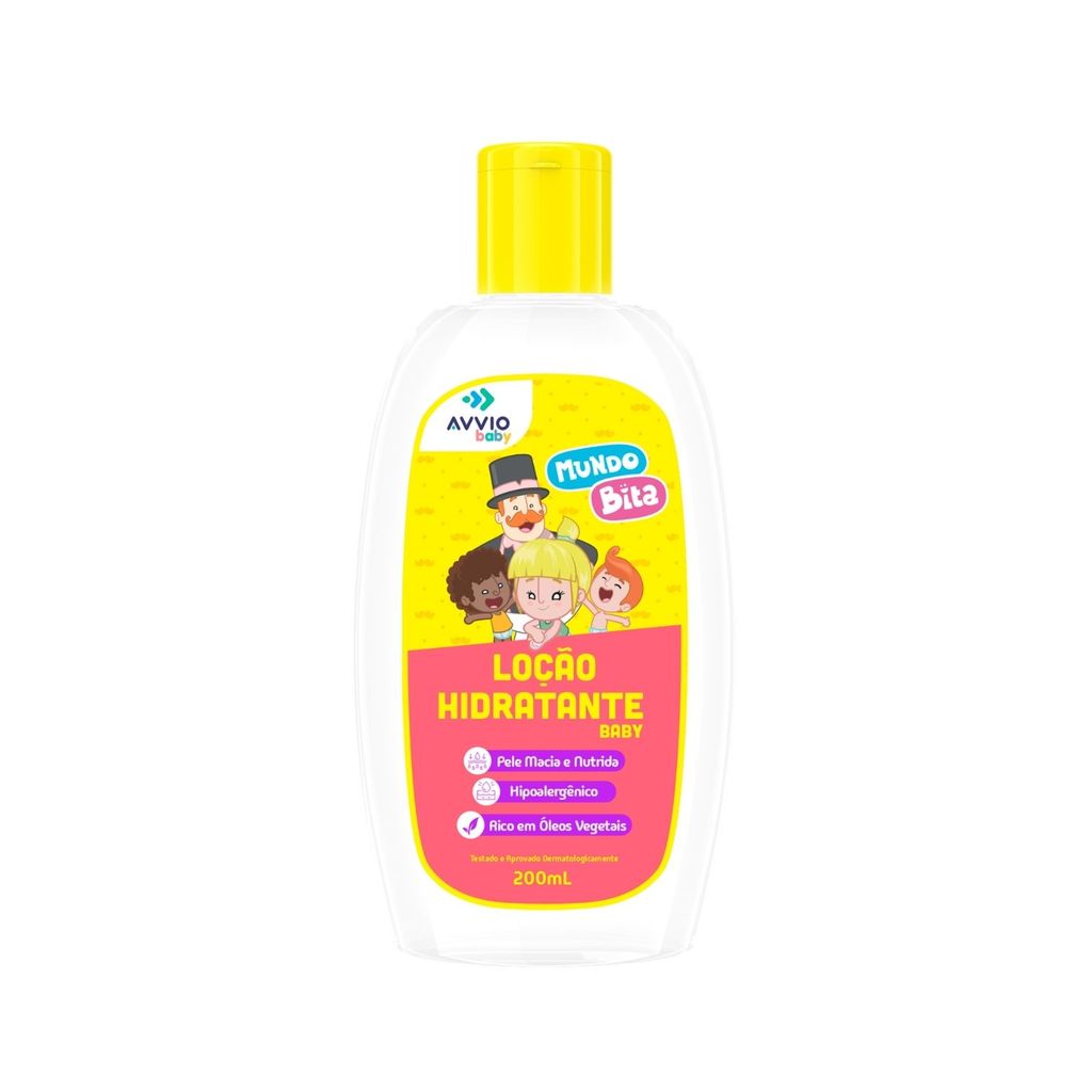 Loção Hidratante Baby Mundo Bita Infantil Fragrância Suave -  200ml