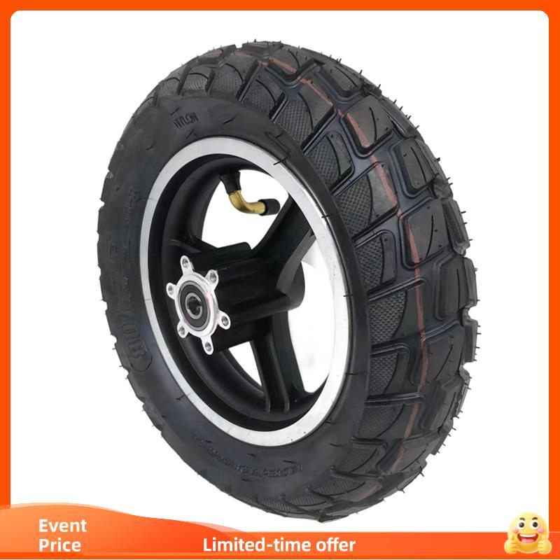 Pneu Pneumático De 10 Polegadas 80/65-6 Rodas Com Aro De Freio Para Scooter Elétrica Diâmetro Interno Da Roda Dianteira