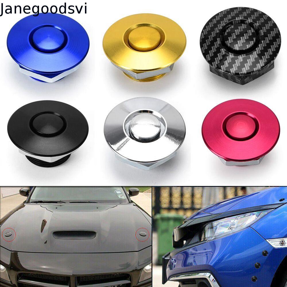 30mm Botão De Pressão Do Carro Capô Pino Bloqueio Clipe Kit Liberação Rápida Trava Peças Exteriores Moto