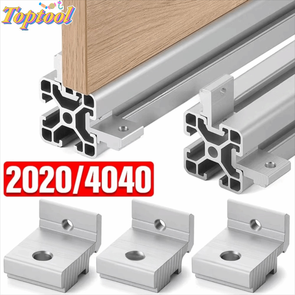 Suporte De Canto TOPTOOL , Acessórios De Perfil De Alumínio De Alta Resistência DIY , Prendedor De Painel Lateral De Est