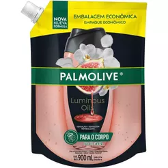 Sabonete Líquido Palmolive Luminous Oils Figo e Orquídeas Brancas Refil 900ml