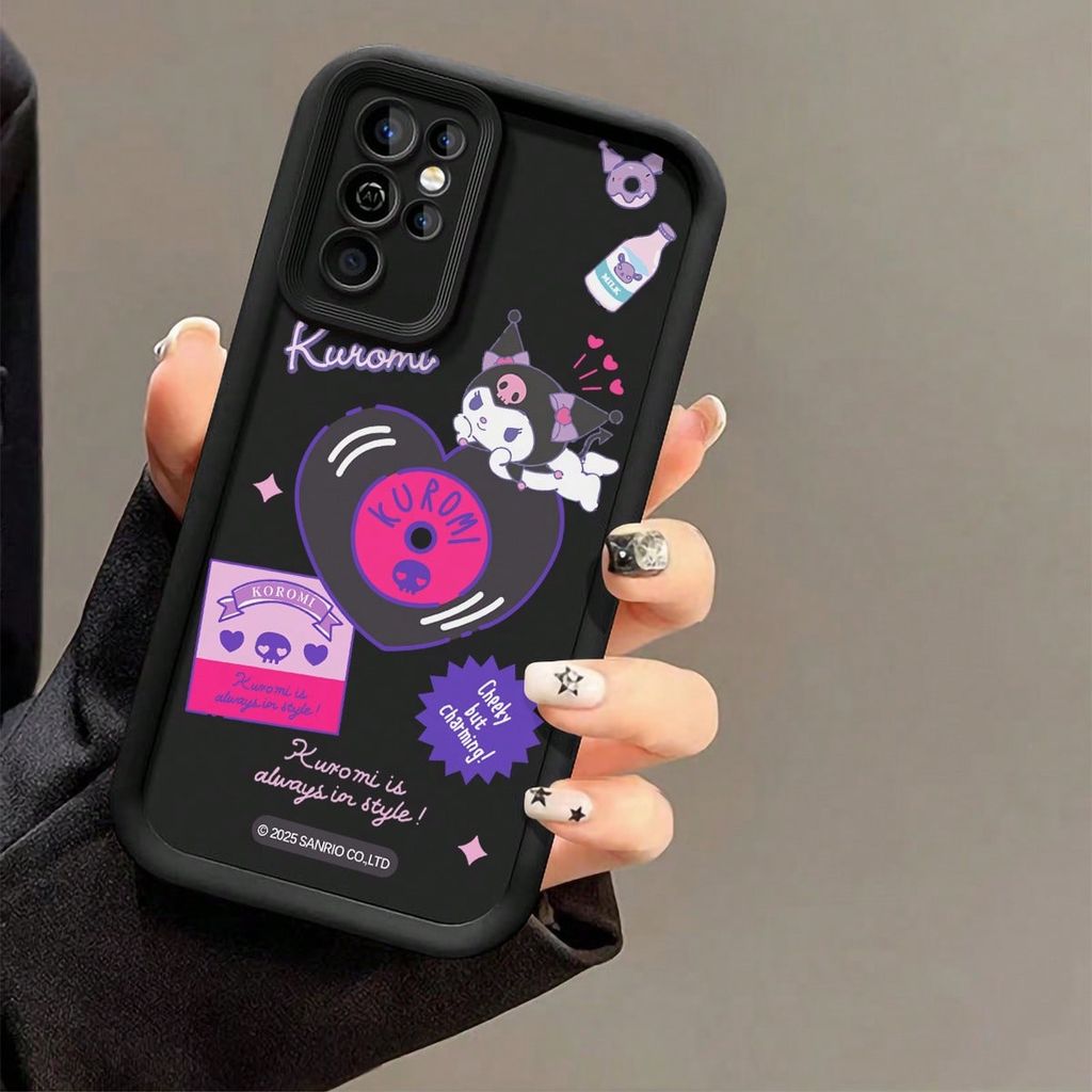 Capinha Capa Kuromi Para Samsung A05S A15 A07 A13 A55 A35 S24 ULTRA  A23 A54 A17 A26 S23 FE Silicone Anti Queda