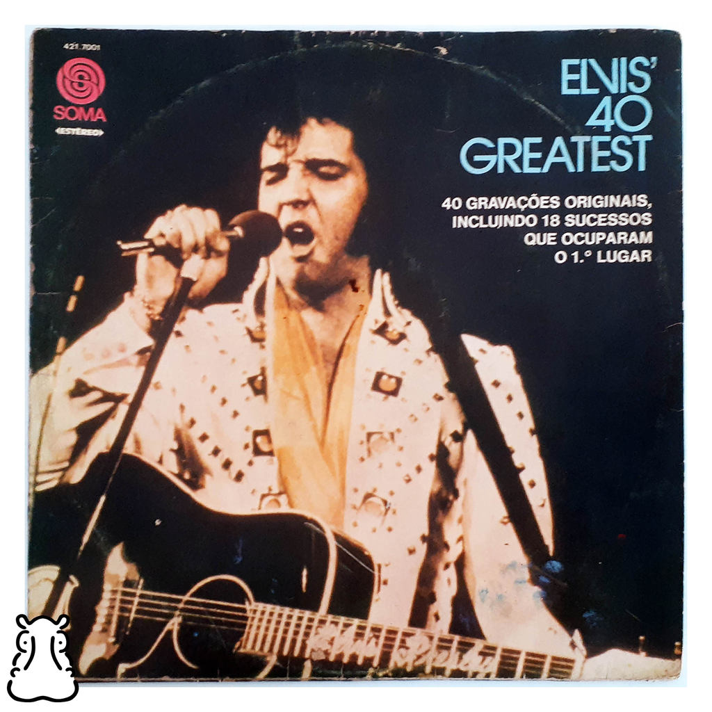 LP Elvis Presley - 40 Greatest - Vinil Duplo 1975 - Hm