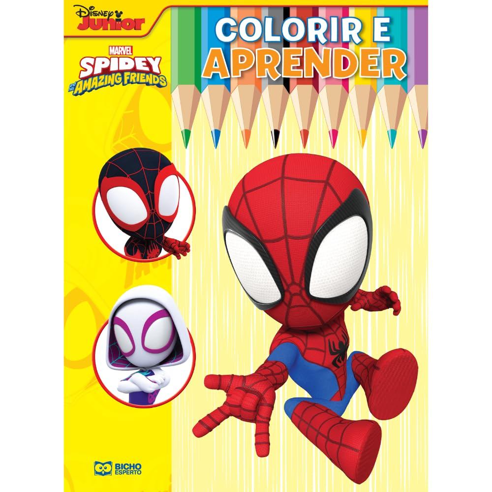Colorir e Aprender Marvel | Spidey 2 Fantasma