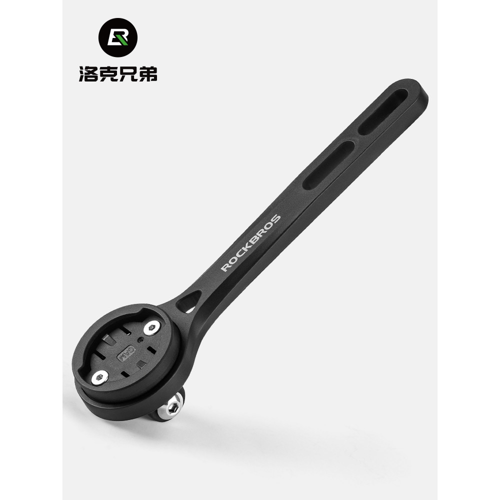 Rock Brothers Road Bike Integrado Guiador Cronômetro Suporte de Extensão Luz de Bicicleta Base de Câmera de Ação Acesso