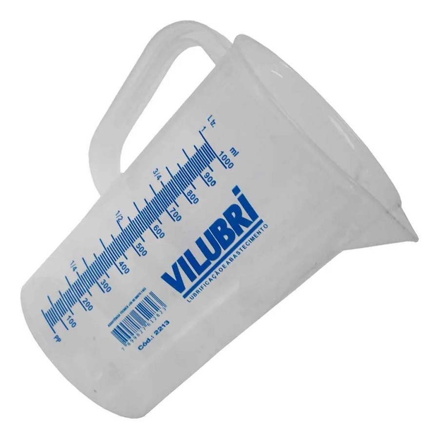 Jarra em Polietileno 1 Litro - Escala 100ML - 2213 Vilubri — imagem 2 de 2