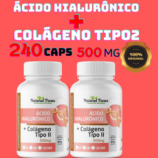 Colágeno Tipo II + Ácido Hialurônico 120 Cáps – Articulações em Oferta na Shopee