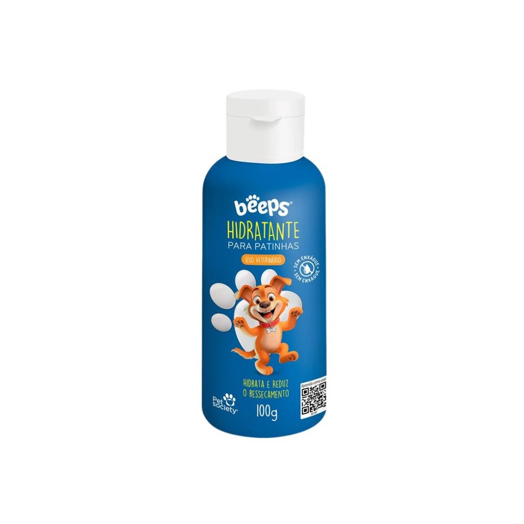 Hidratante Patas Coxins Patas Cachorros Gatos Beeps Pet Society 100g