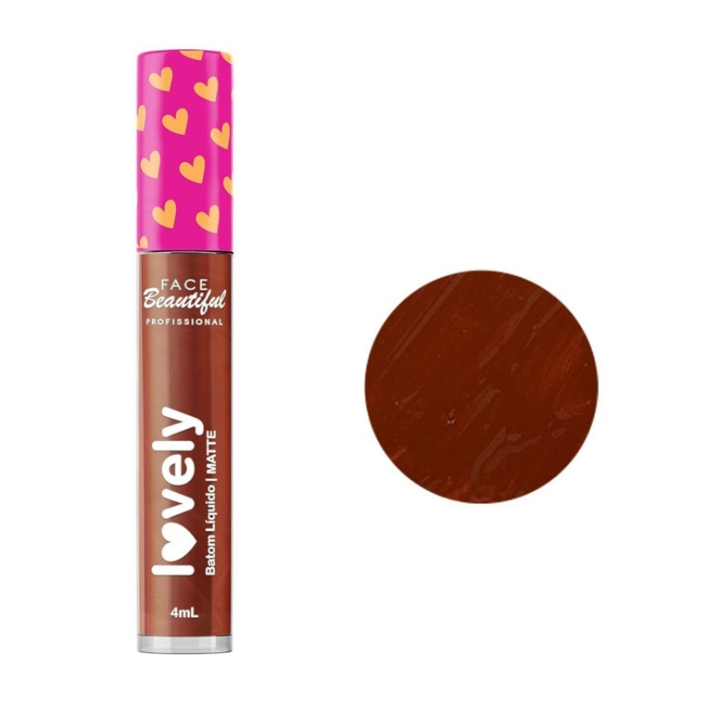 BATOM LIQUIDO MATTE LOVELY FACE BEAUTIFUL - C
