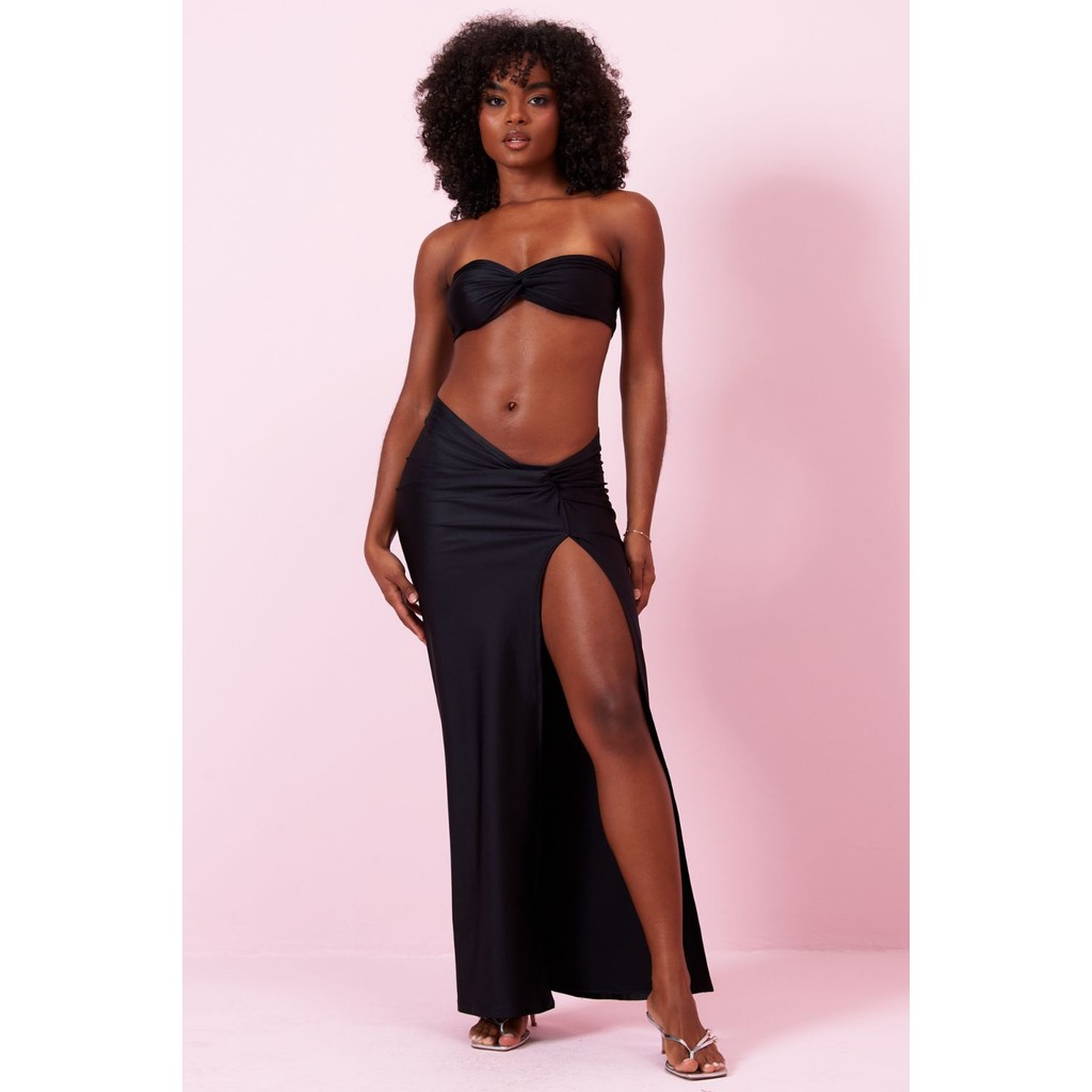 Conjunto Top e Saia Longa Shiny Planet Girls Preto em Oferta na Shopee