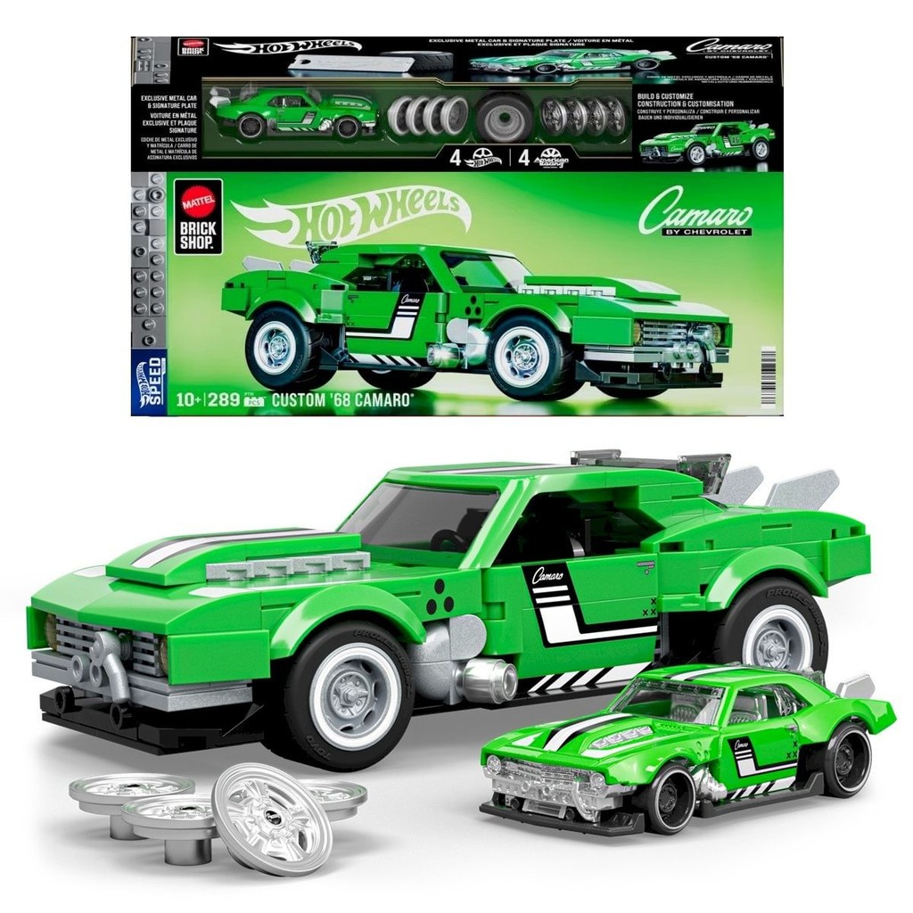 Hot Wheels - Brick Shop Custom '68 Camaro - Mattel