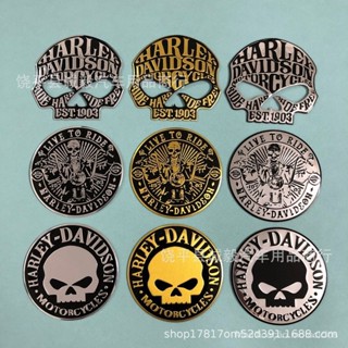 Tampa do Tanque de Combustível da Motocicleta Emblema de Caveira Logotipo de Metal Adesivo em Oferta na Shopee