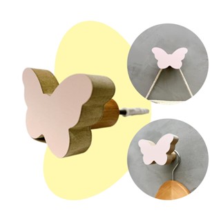 1 Gancho de parede borboleta infantil acessórios cabide bebê em Oferta na Shopee