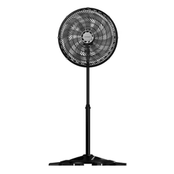 Ventilador de Coluna Ventisol Oscilante Turbo Grade De Plástico 10P 50CM 150W 220V Preto
