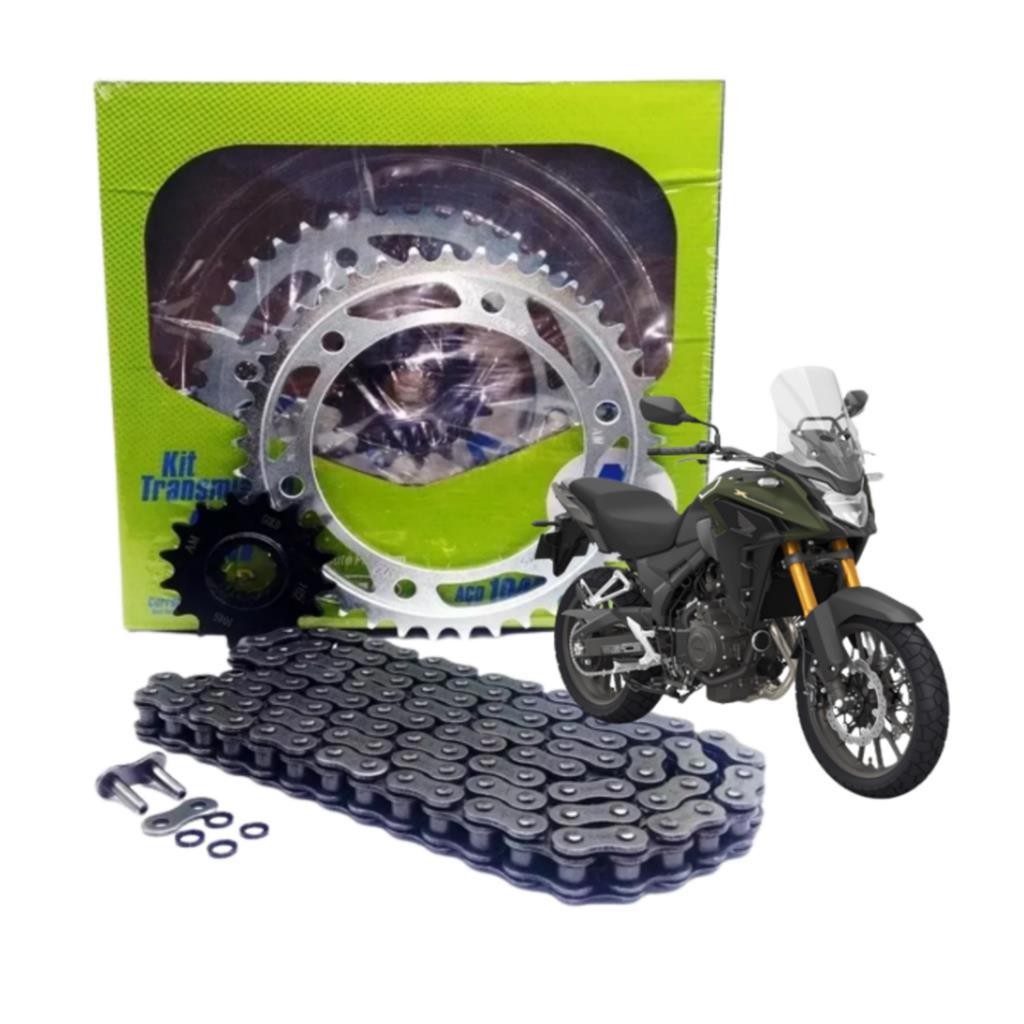 Kit Relação Tração Transmissão Honda Cb500 Cbx500 C Retentor 2013 2014 2015 2016 A 2022 Original Kmc