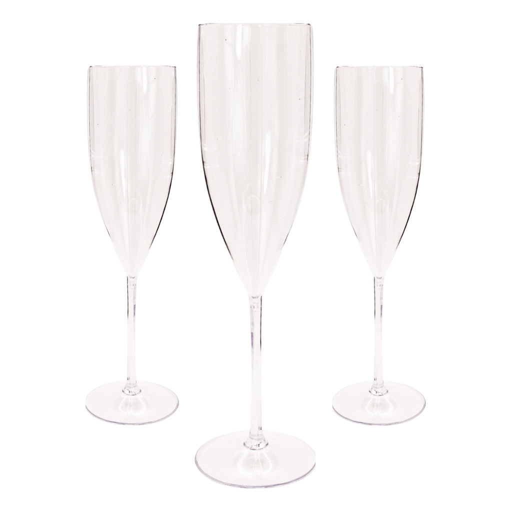 20 Taças de Champanhe Acrílico Cristal 150ml Festas Eventos Aniversário Comemoração em Oferta na Shopee