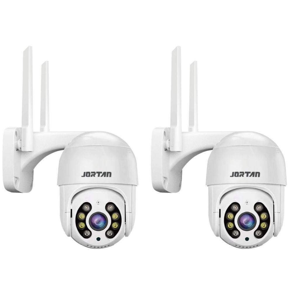 Kit 2 Câmera camera Externa Ip Prova D'água Infravermelho Externa Wifi Hd sistema icsee Branca em Oferta na Shopee