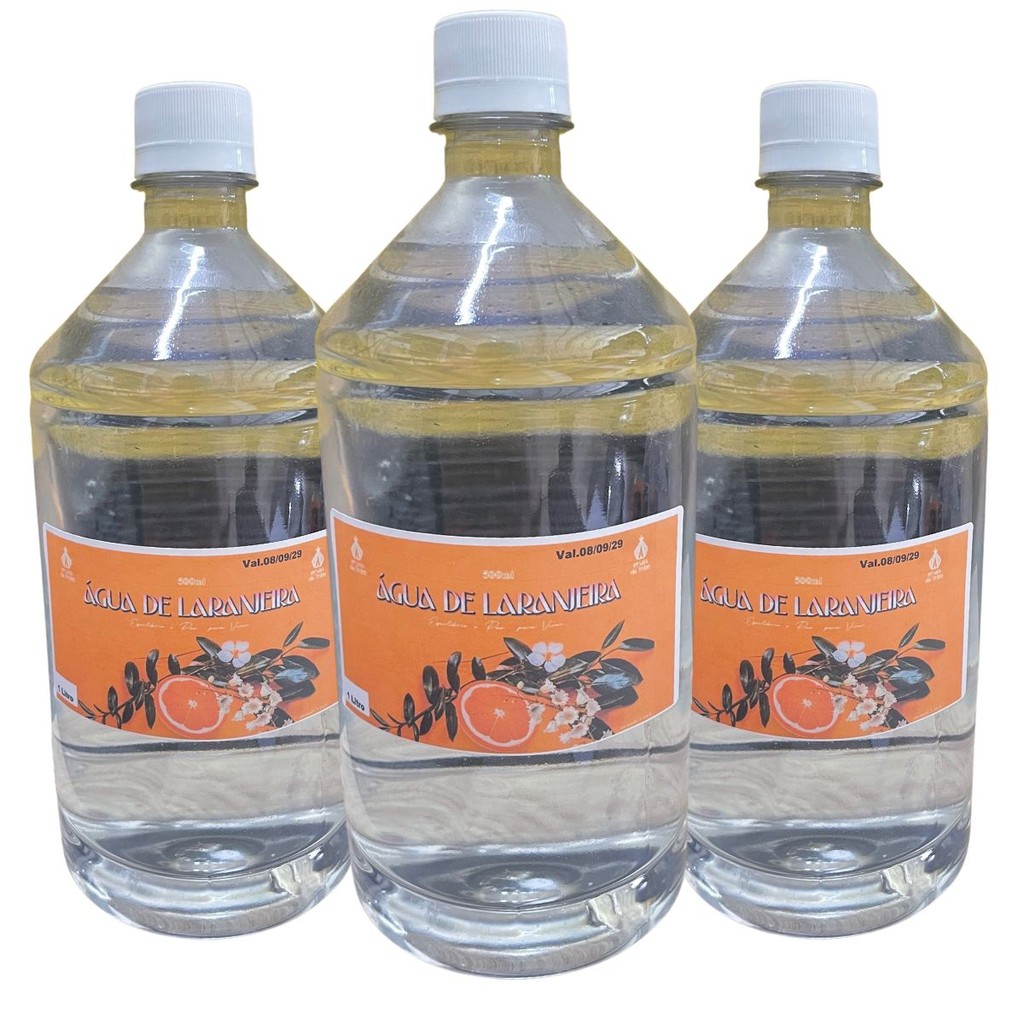 Água Flor De Laranjeira 1 Litro Uso Religioso Unidade.