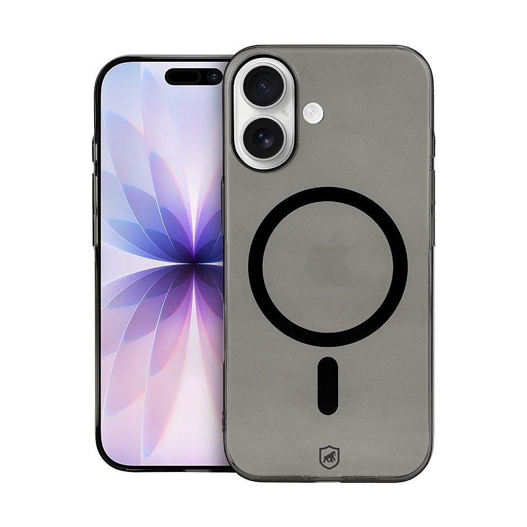 Capa case capinha para iPhone 17 - Crystal Slim Magsafe - NÃO AMARELA - Dark - Gshield em Oferta na Shopee