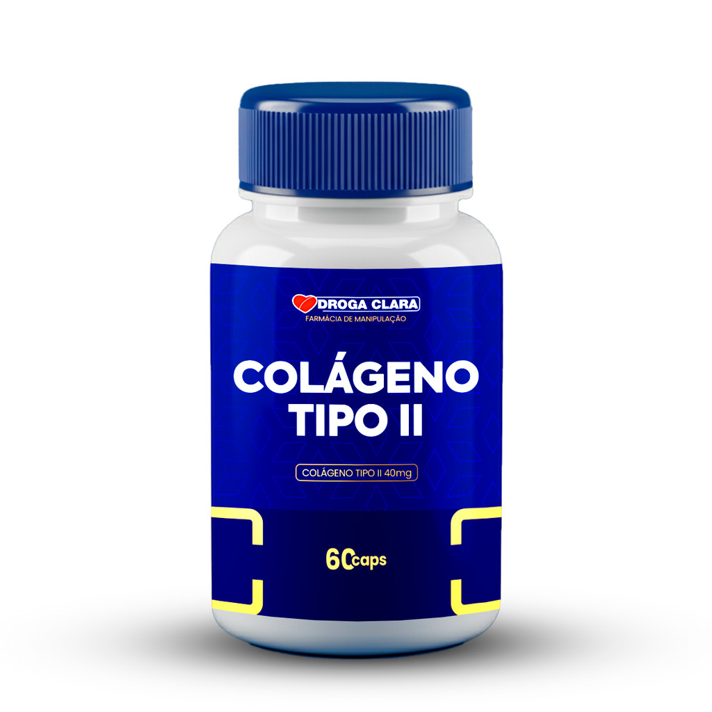 Colágeno Tipo II 40mg 60 Cápsulas em Oferta na Shopee