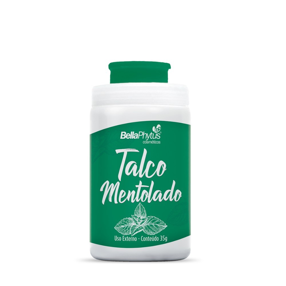 Talco Mentolado 35g - BellaPhytus 