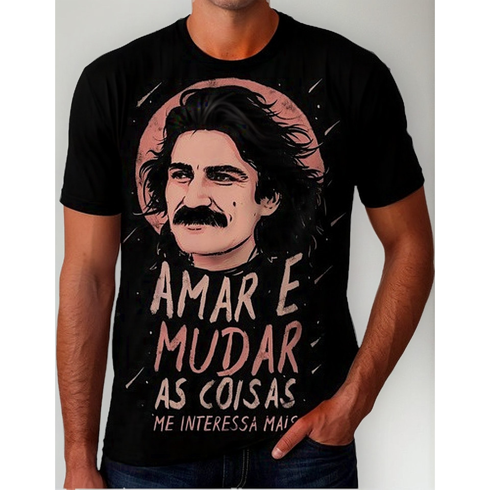 Camiseta Camisa Belchior Cantor Mpb Músico Álbum Icone 1
