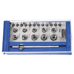 Jogo de Soquetes e Acessórios 1/4'' - 24 Peças (41192/024) - Tramontina Master