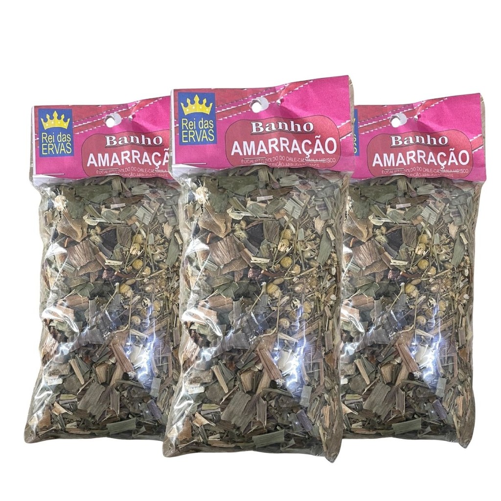 Banho De Ervas Amarração Para Atração e Sedução Unidade Umbanda Candomblé em Oferta na Shopee