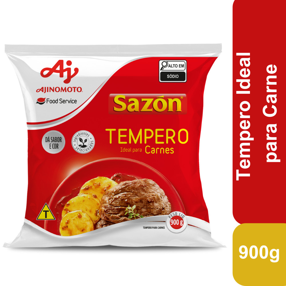 Tempero SAZÓN® Profissional Para Carnes 900G
