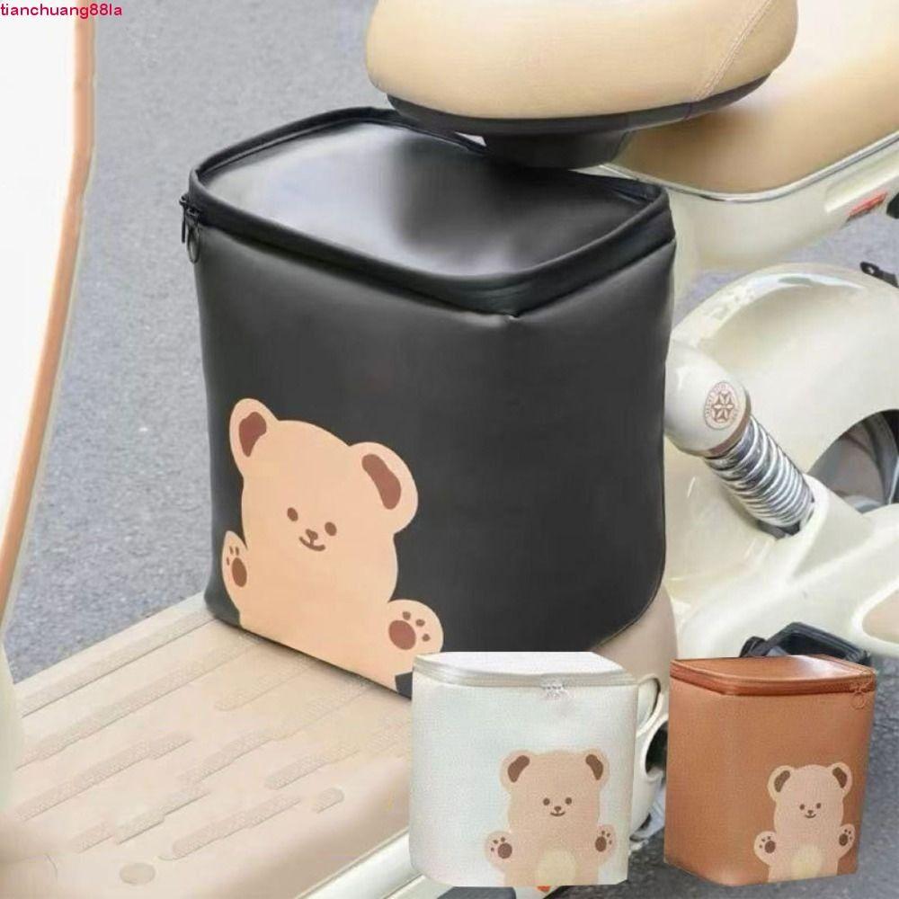 Bolsa De Armazenamento De Veículos Elétricos TIANCHUANG , Guiador De Bicicleta De Couro PU De Grande Capacidade , Univer em Oferta na Shopee