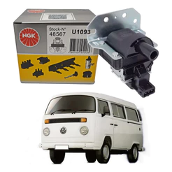 Bobina De Ignição Ngk Kombi 1600 Mi Injeção 1997 A 2005