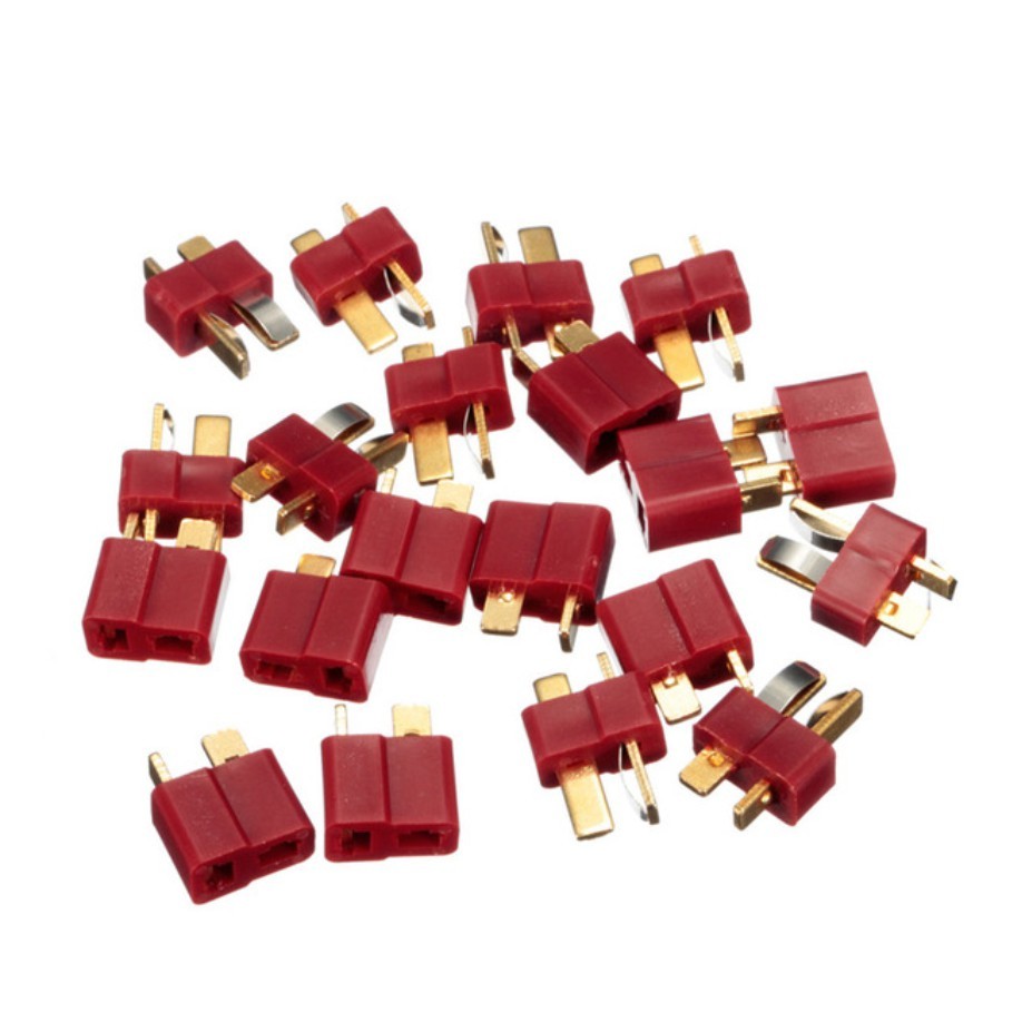 5 pares de conectores estilo T fêmea/macho Dean para RC Lipo Bateria ESC RC Helicóptero