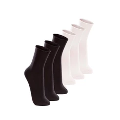 Kit com 6 Pares de Meias sem Punho Casual Lupo 1275-011 Colorido