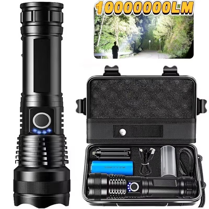Lanterna Super Potente T9 P50 Tática Mais Forte Do Mundo Potente Fazenda Acampamento Camping Segurança oportunidade aqui em Oferta na Shopee
