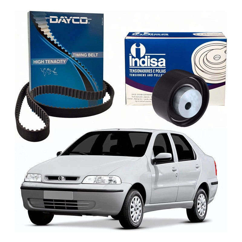Kit Correia Dentada Tensor Siena 1.3 16v 2000 A 2003