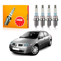 Jogo Velas Ngk Megane 1.6 16v 2006 A 2013