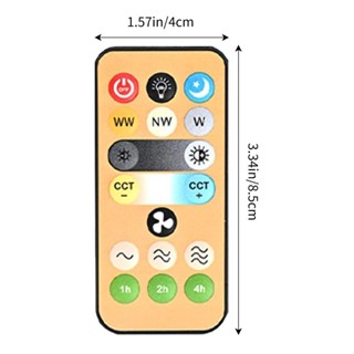 Controle Remoto para Ventilador de Teto com Luz E27: 3 Velocidades, Timer de 4 Horas e Função Substituição em Oferta na Shopee