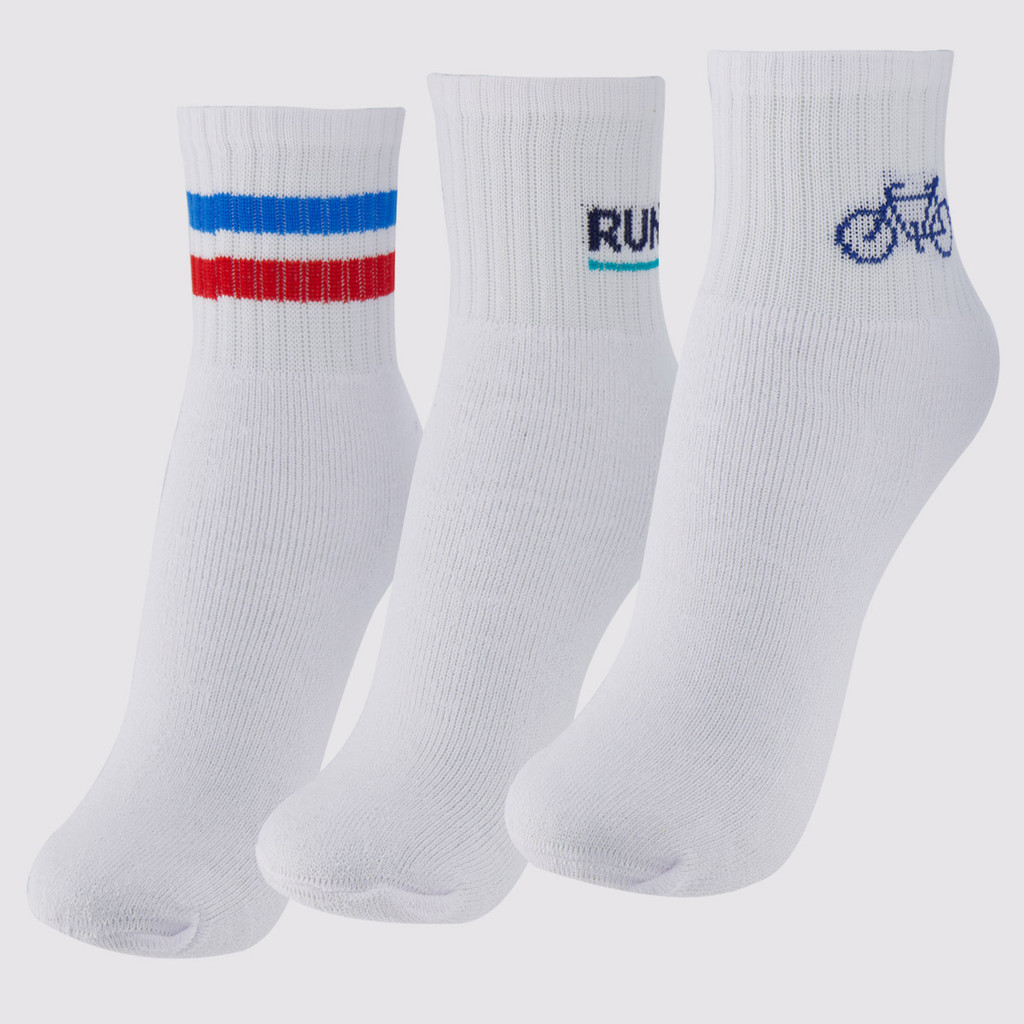 Kit Meia Selene 3 Pares Juvenil Branca em Oferta na Shopee