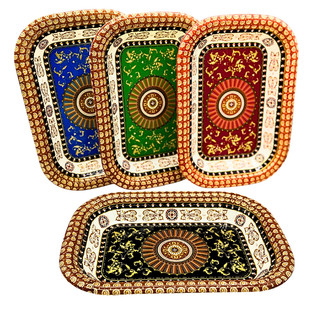 Bandeja travessa retangular plástica 41cm ESTAMPA ÁRABE em Oferta na Shopee