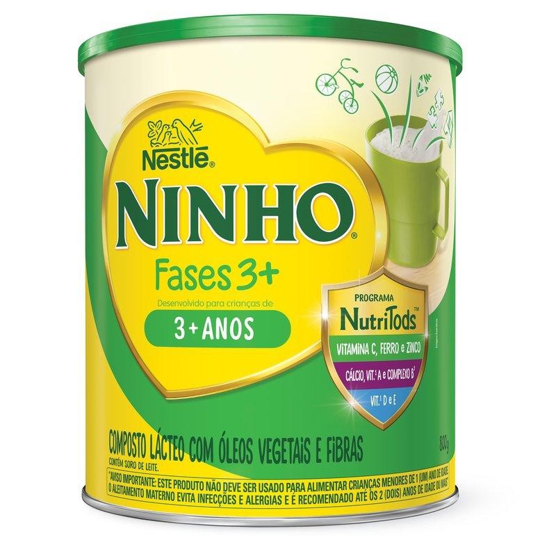 Composto Lácteo Ninho Fases 3+ 800g em Oferta na Shopee