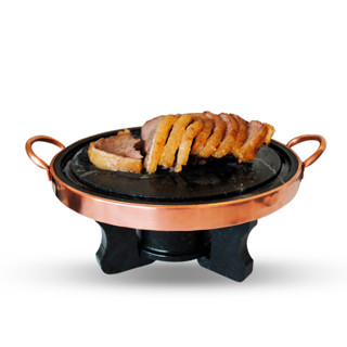 Fondue De Pedra Sabão Grande 37 cm Para Churrasco Rechaud e Chapa De Carne em Oferta na Shopee