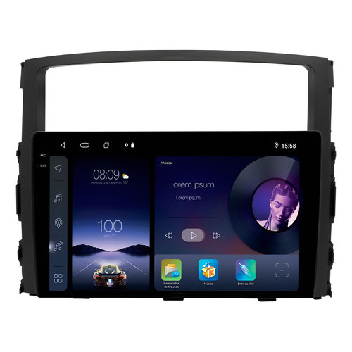 Imagem Multimídia Adak Iplay G2 Pajero Full 2008 A 2020 2ram+64gb Carplay Android Gps Bluetooth Qled 9p